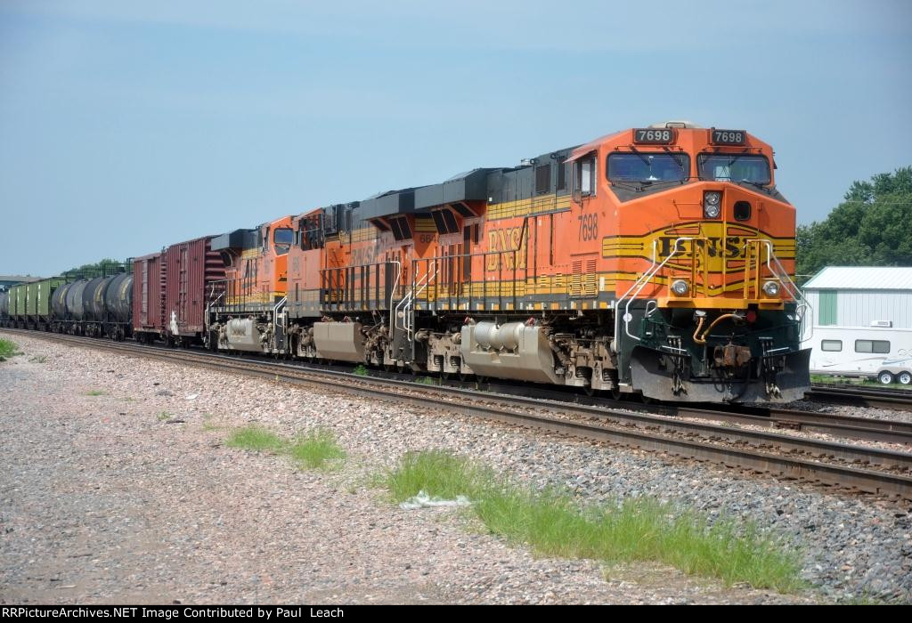 Tied manifest waits in the center siding